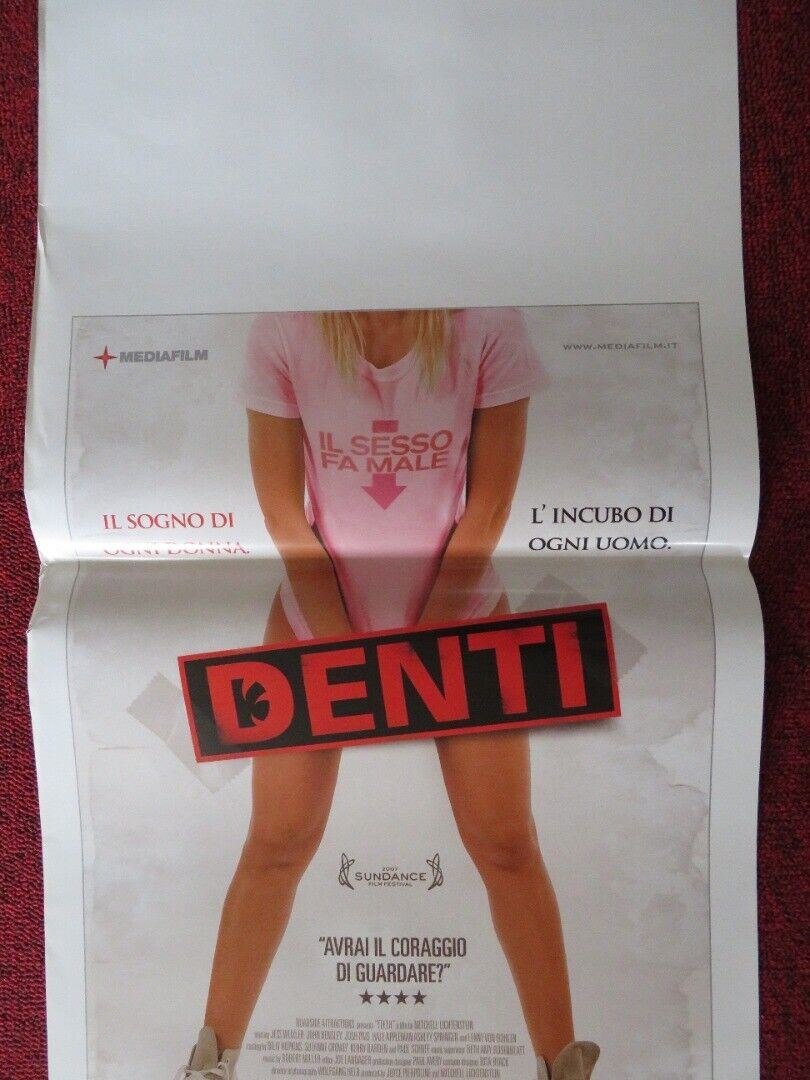 DENTI / Teeth ITALIAN LOCANDINA (27.5"x13") POSTER JESS WEIXLER 2007 - Rendezvous Cinema