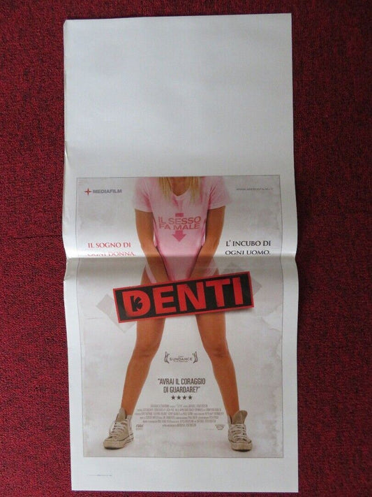 DENTI / Teeth ITALIAN LOCANDINA (27.5"x13") POSTER JESS WEIXLER 2007 - Rendezvous Cinema