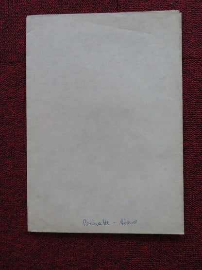 DER BRUNETTE ERSCHEINT AM ABEND GERMAN A1 (33"x 23") POSTER KOWALEWSKI 1978 - Rendezvous Cinema