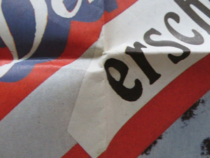 DER BRUNETTE ERSCHEINT AM ABEND GERMAN A1 (33"x 23") POSTER KOWALEWSKI 1978 - Rendezvous Cinema