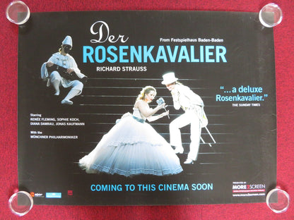 DER ROSENKAVALIER UK QUAD ROLLED POSTER RENEE FLEMING SOHIE KOCH 2009 Rendezvous Cinema Movie posters