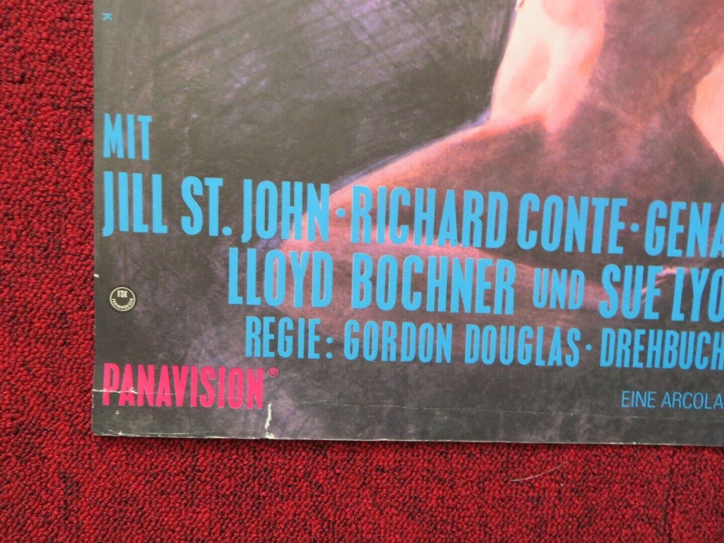 DER SCHNUFFLER / Tony Rome GERMAN A1 ROLLED POSTER FRANK SINATRA 1967 - Rendezvous Cinema