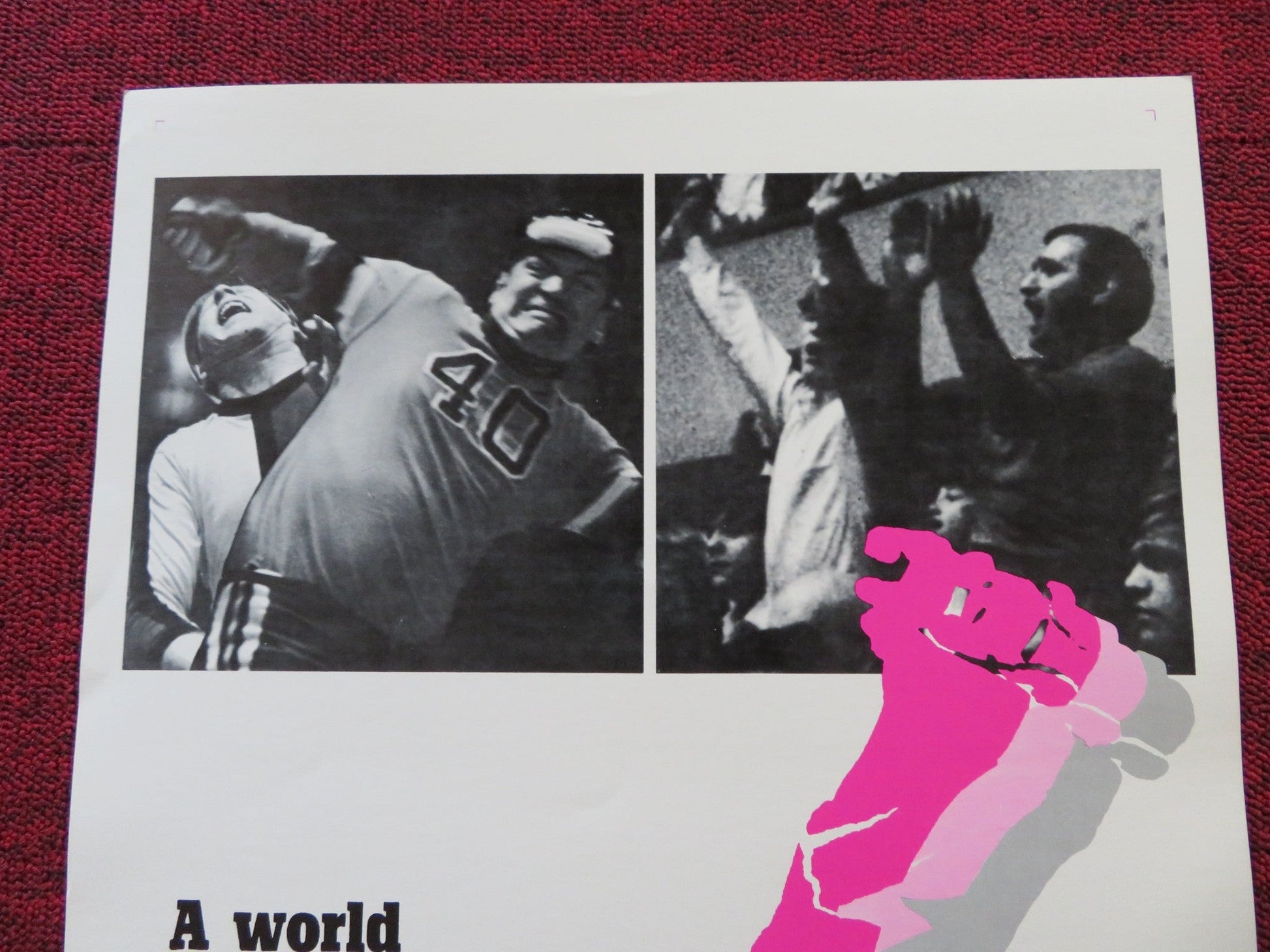 DERBY US INSERT (14"x 36") POSTER CHARLIE O'CONNELL 1971 Rendezvous Cinema Movie posters