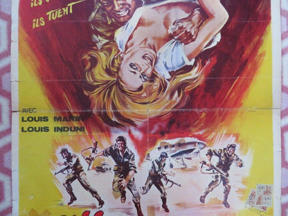 DES FILLES POUR LES MERCENAIRES / Cuatro desertores BELGIUM POSTER 1970 Movie posters