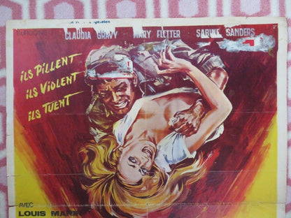 DES FILLES POUR LES MERCENAIRES / Cuatro desertores BELGIUM POSTER 1970 Movie posters