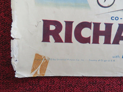 DESERT LEGION US HALF SHEET (22"x 28") POSTER ALAN LADD RICHARD CONTE 1953 Movie posters