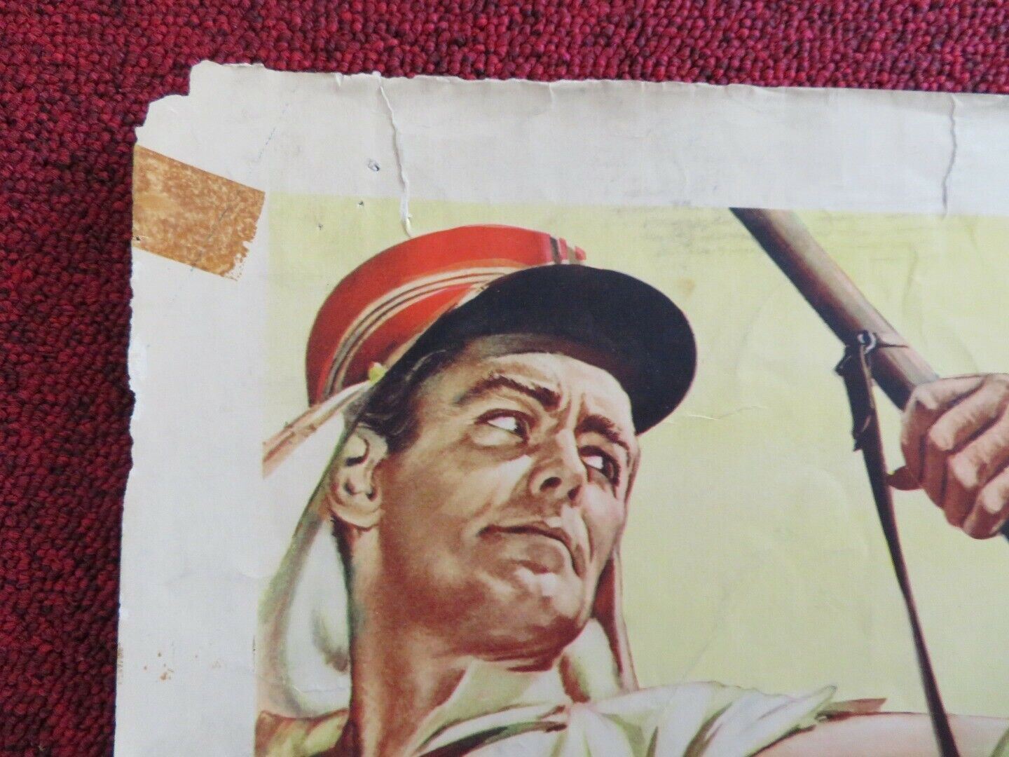 DESERT LEGION US HALF SHEET (22"x 28") POSTER ALAN LADD RICHARD CONTE 1953 Movie posters