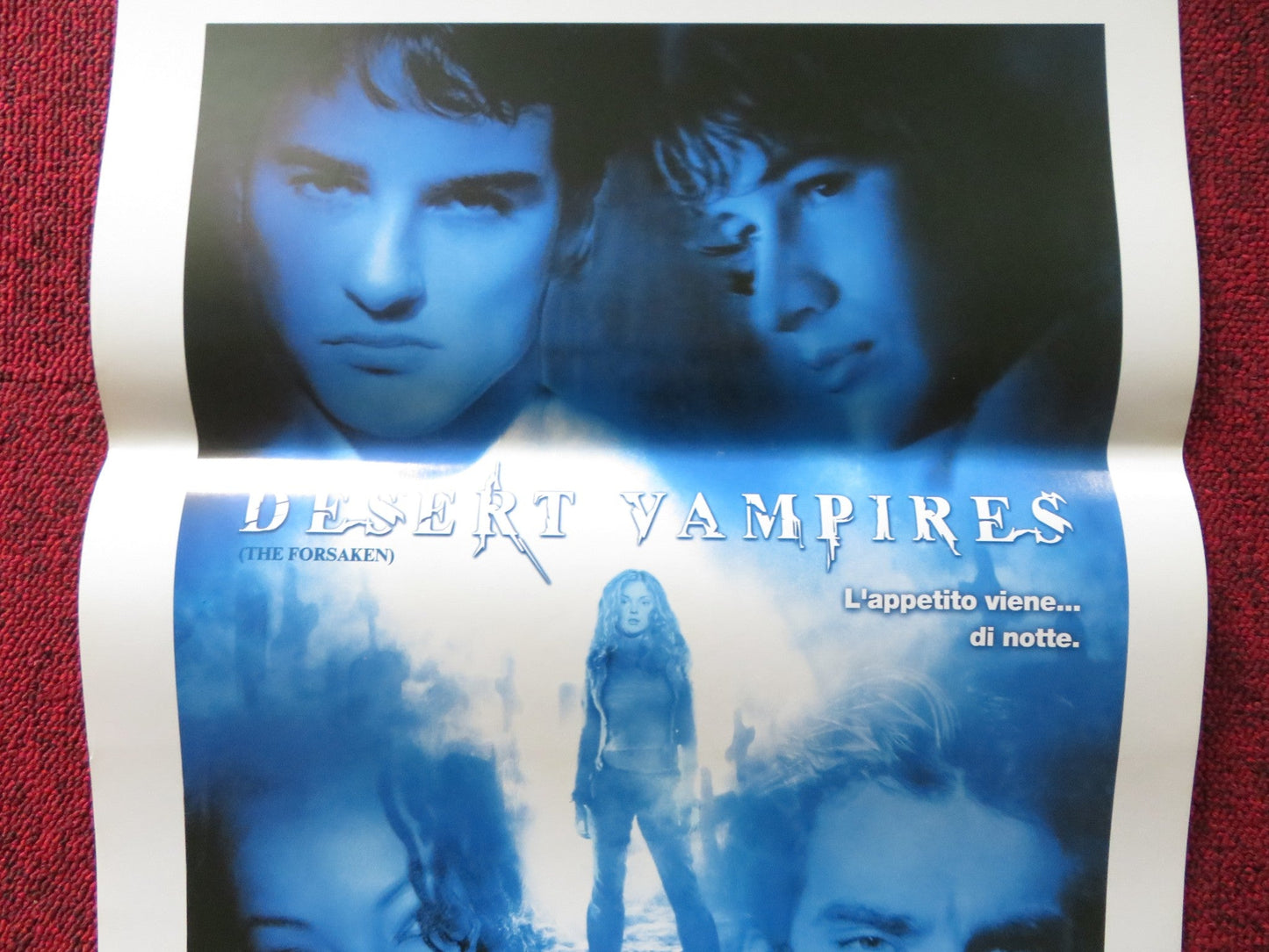 DESERT VAMPIRES / THE FORSAKEN ITALIAN LOCANDINA POSTER KERR SMITH B. FEHR 2001 Rendezvous Cinema Movie posters