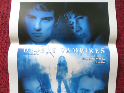 DESERT VAMPIRES / THE FORSAKEN ITALIAN LOCANDINA POSTER KERR SMITH B. FEHR 2001 Rendezvous Cinema Movie posters