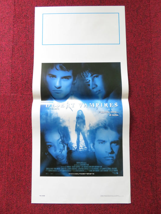 DESERT VAMPIRES / THE FORSAKEN ITALIAN LOCANDINA POSTER KERR SMITH B. FEHR 2001 Rendezvous Cinema Movie posters