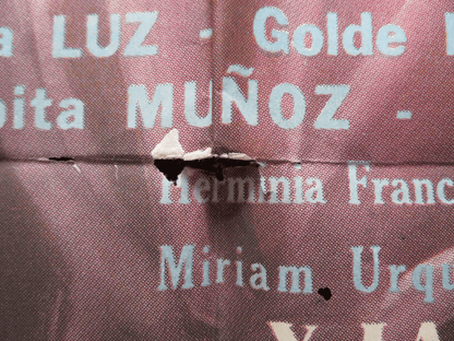 DESHONRA FOLDED ARGENTINA ONE SHEET POSTER FANNY NAVARRO MECHA ORTIZ 1952 Rendezvous Cinema Movie posters