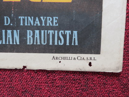 DESHONRA FOLDED ARGENTINA ONE SHEET POSTER FANNY NAVARRO MECHA ORTIZ 1952 Rendezvous Cinema Movie posters