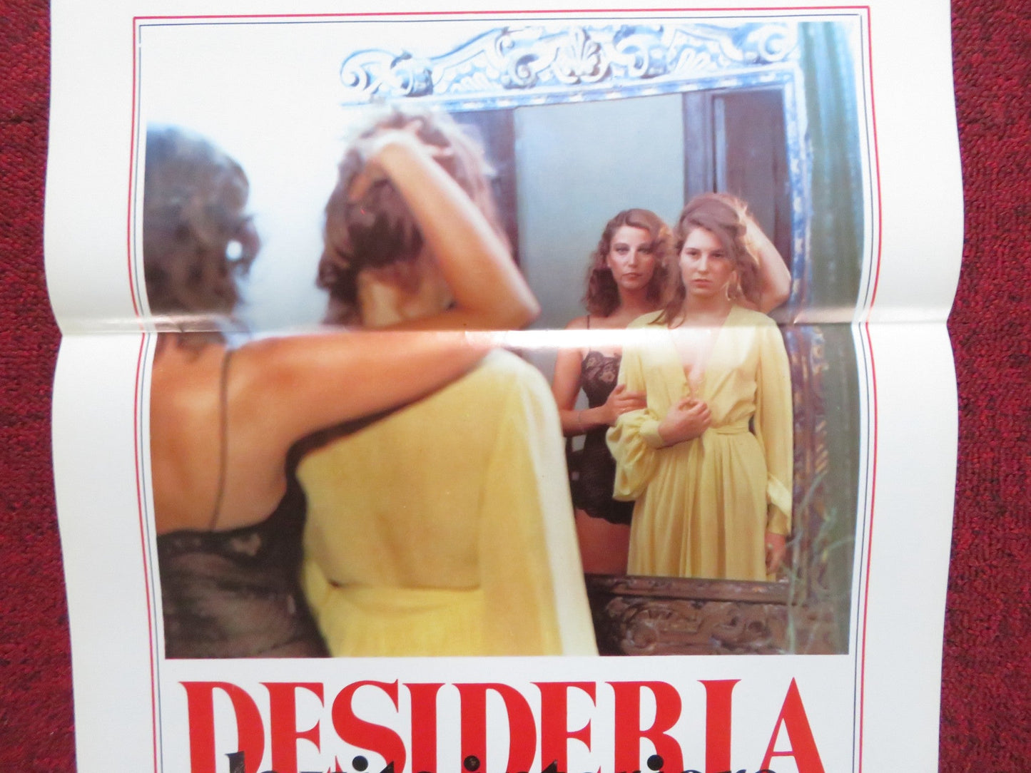DESIDERIA ITALIAN LOCANDINA POSTER STEFANIA SANDRELLI LARA WENDEL 1980 Rendezvous Cinema Movie posters