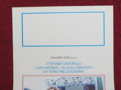 DESIDERIA ITALIAN LOCANDINA POSTER STEFANIA SANDRELLI LARA WENDEL 1980 Rendezvous Cinema Movie posters