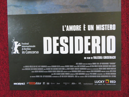 DESIDERIO ITALIAN LOCANDINA POSTER ANDREAS MULLER ILKA WELZ 2006 Rendezvous Cinema Movie posters