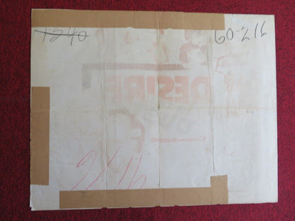 DESIRE IN THE DUST US HALF SHEET (22"x 28") POSTER RAYMOND BURR 1960 Movie posters