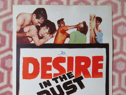 DESIRE IN THE DUST US INSERT (14"x 36") POSTER RAYMOND BURR MATHA HYER 1960 Movie posters