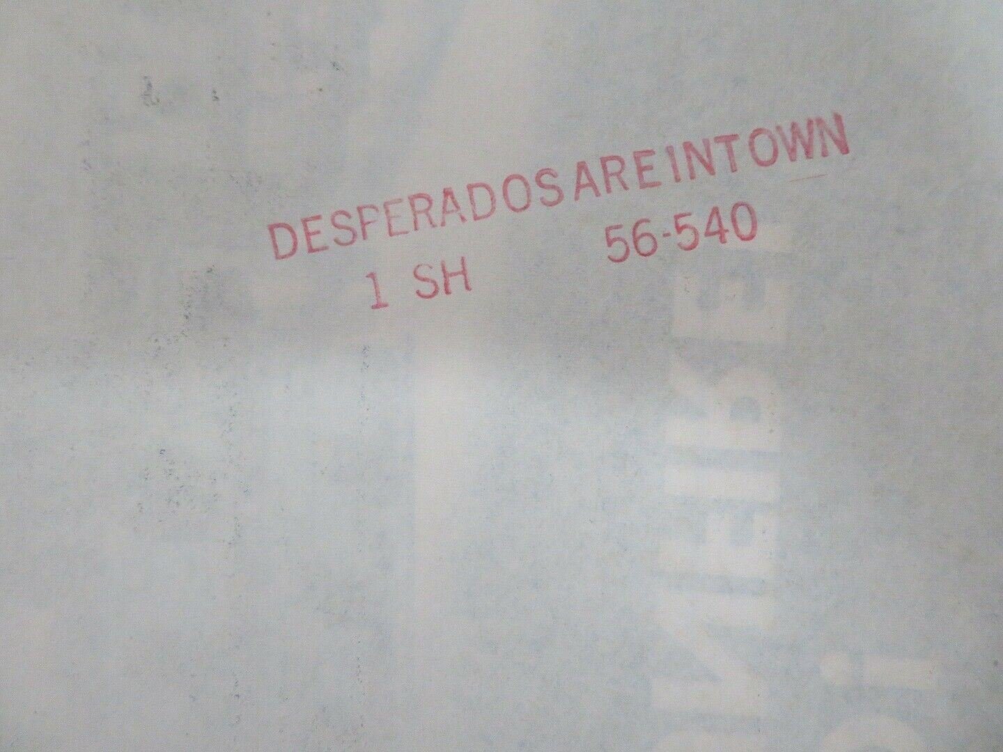 DESPERADOS ARE IN TOWN US ONE SHEET POSTER ROBERT ARTHUR KATHY NOLAND Movie posters