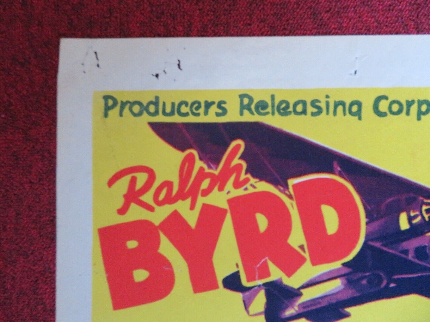 DESPERATE CARGO FOLDED US ONE SHEET POSTER RALPH BYRD CAROAL HUGHES 1941 Movie posters
