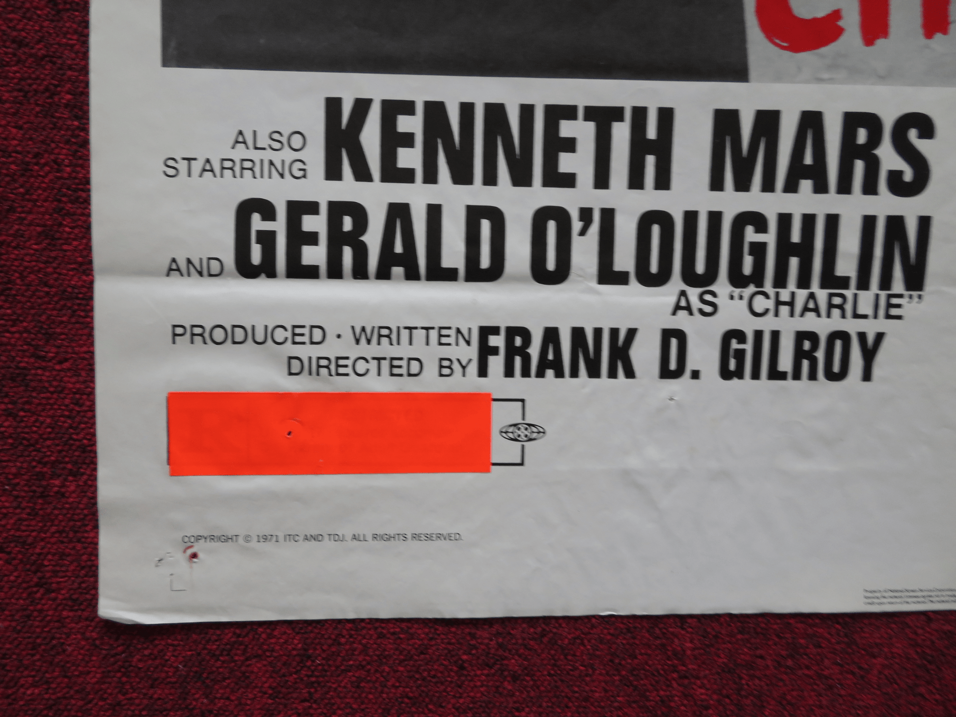 DESPERATE CHARACTERS FOLDED US ONE SHEET POSTER SHIRLEY MACLAINE K.MARS 1971 Rendezvous Cinema Movie posters