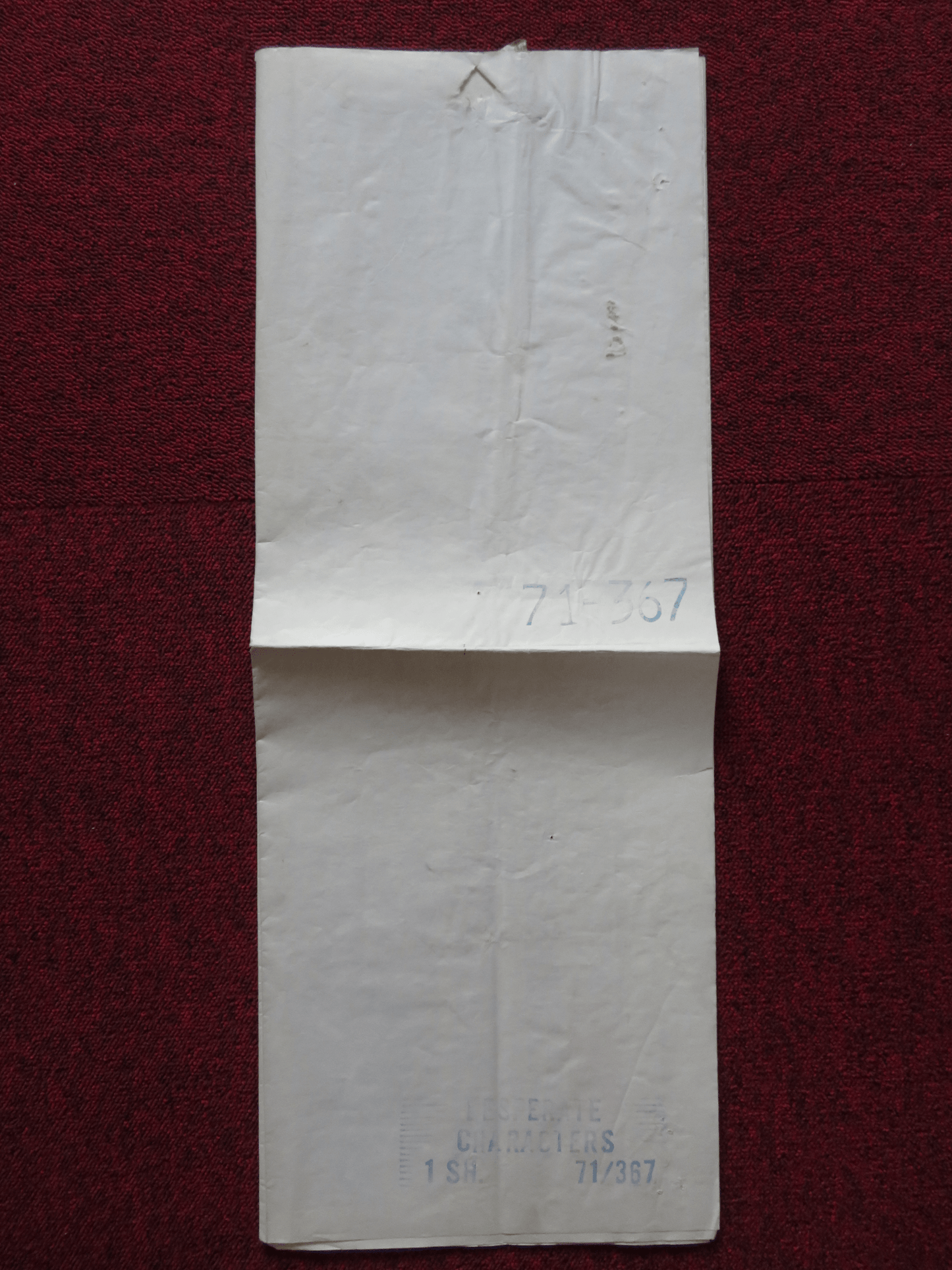 DESPERATE CHARACTERS FOLDED US ONE SHEET POSTER SHIRLEY MACLAINE K.MARS 1971 Rendezvous Cinema Movie posters