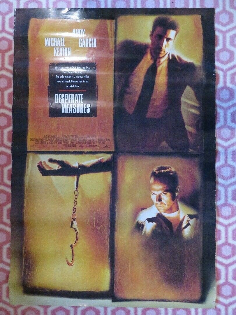 DESPERATE MEASURES US ONE SHEET ROLLED POSTER MICHAEL KEATON 1998 Movie posters