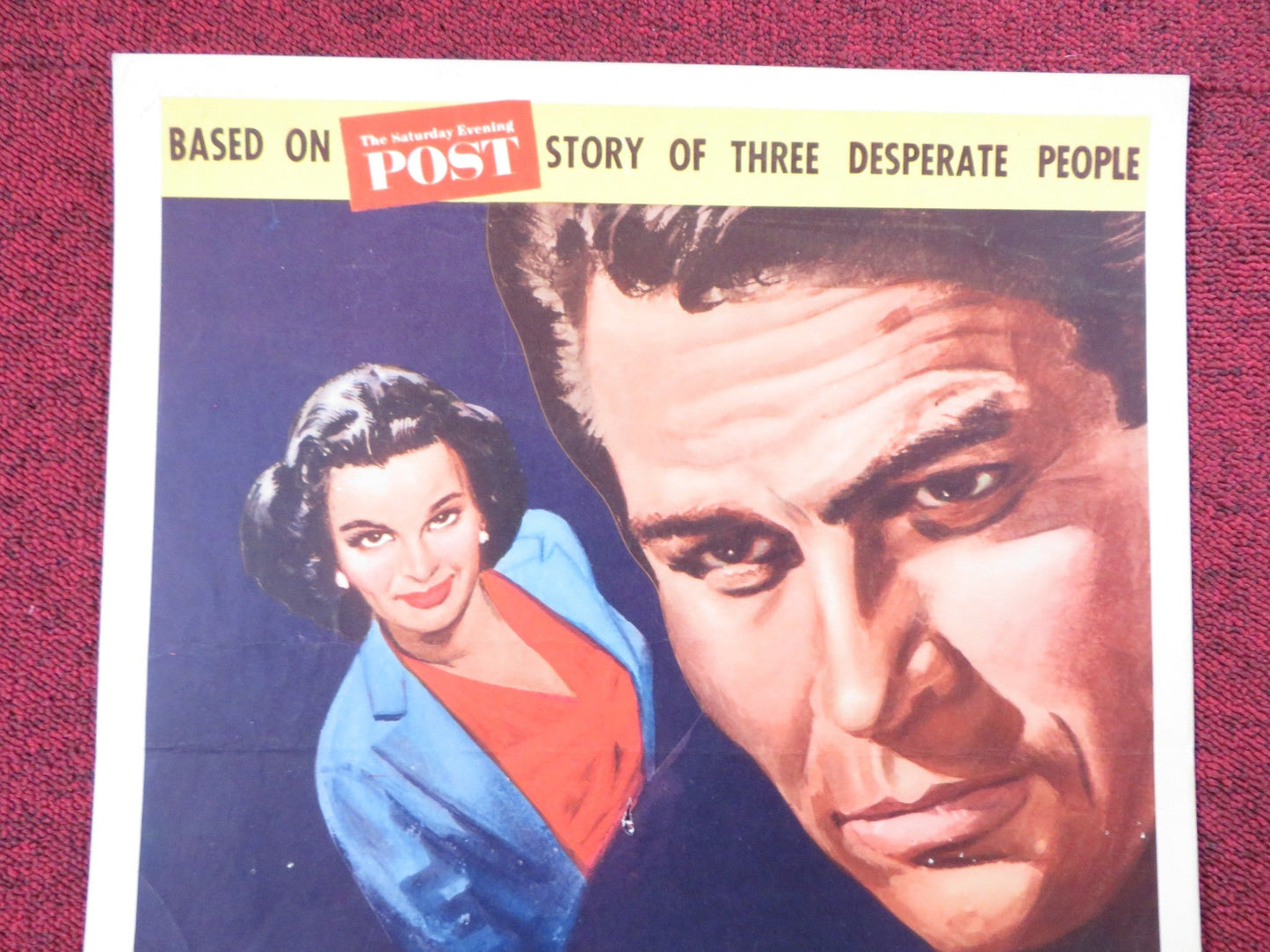 DESPERATE SEARCH US INSERT (14"x 36") POSTER HOWARD KEEL JANE GREER 1953 Rendezvous Cinema Movie posters