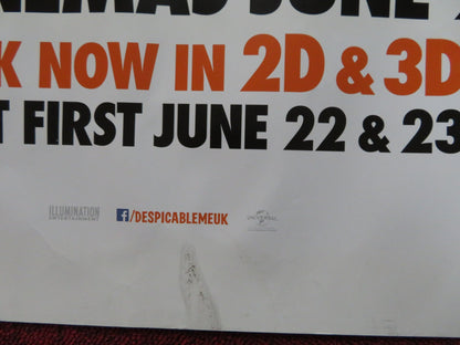 DESPICABLE ME 2 UK QUAD (30"x 40") ROLLED POSTER STEVE CARELL KRISTEN WIIG 2013 Rendezvous Cinema Movie posters