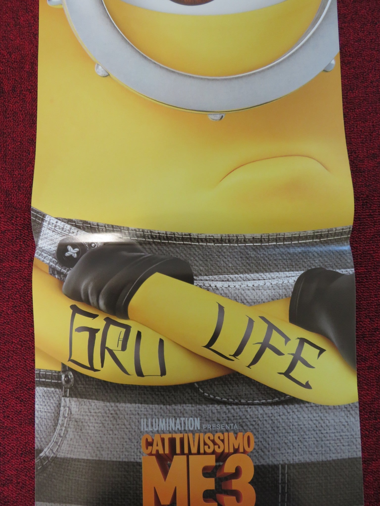 DESPICABLE ME 3 ITALIAN LOCANDINA POSTER STEVE CARELL KRISTEN WIIG 2017 Rendezvous Cinema Movie posters