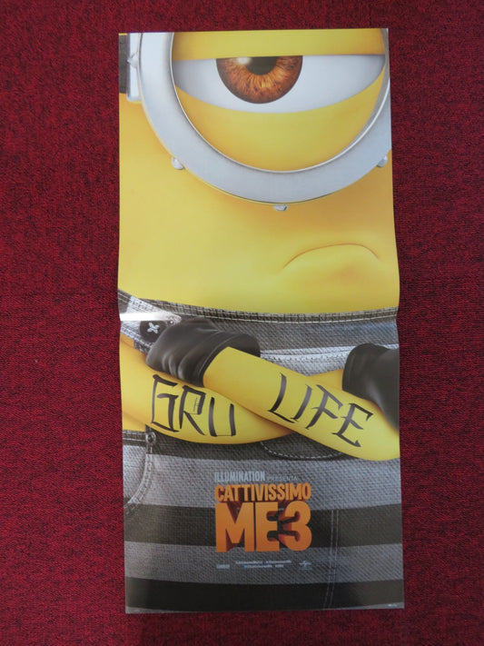DESPICABLE ME 3 ITALIAN LOCANDINA POSTER STEVE CARELL KRISTEN WIIG 2017 Rendezvous Cinema Movie posters