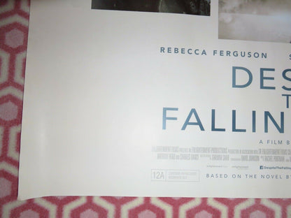 DESPITE THE FALLING SNOW QUAD (30"x 40") ROLLED POSTER REBECCA FERGUSON SAM REID Movie posters