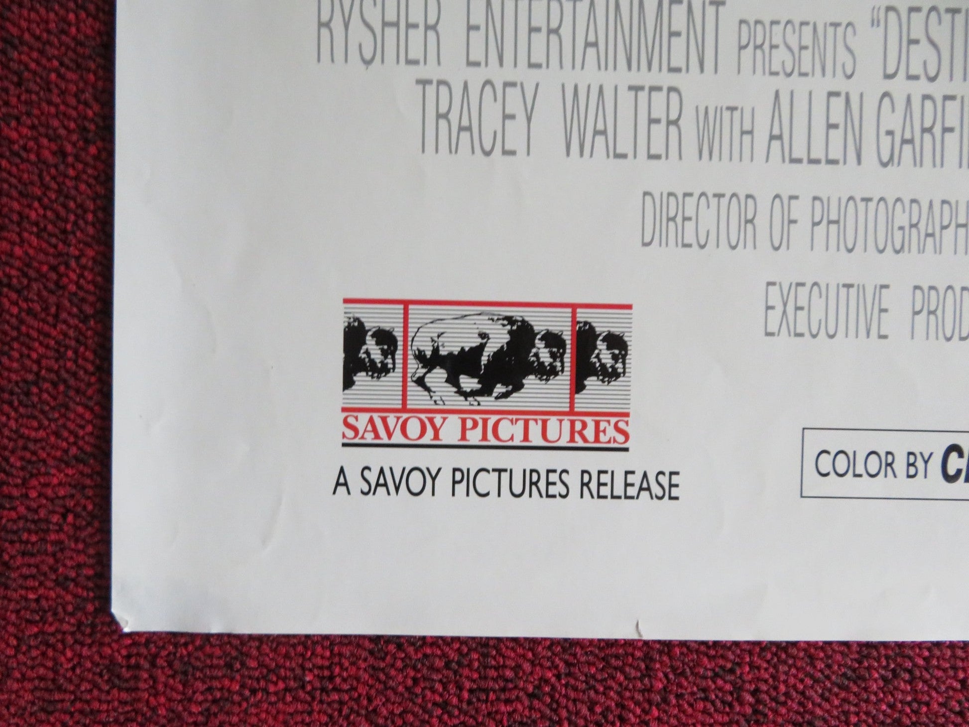 DESTINY TURNS ON THE RADIO FOLDED US ONE SHEET POSTER QUENTIN TARANTINO 1995 Rendezvous Cinema Movie posters