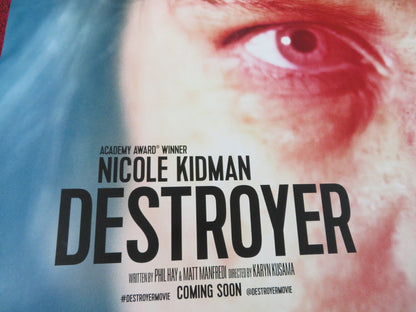 DESTROYER US ONE SHEET ROLLED POSTER NICOLE KIDMAN 2018 Rendezvous Cinema Movie posters