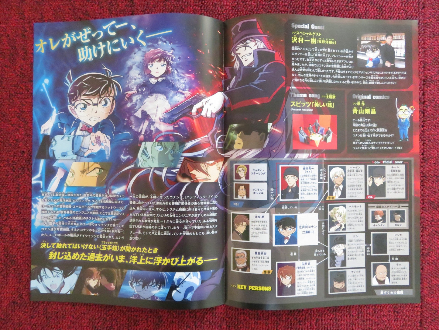 DETECTIVE CONAN: KUROGANE NO SUBMARINE JAPANESE CHIRASHI (B5) POSTER 2023 Rendezvous Cinema Movie posters