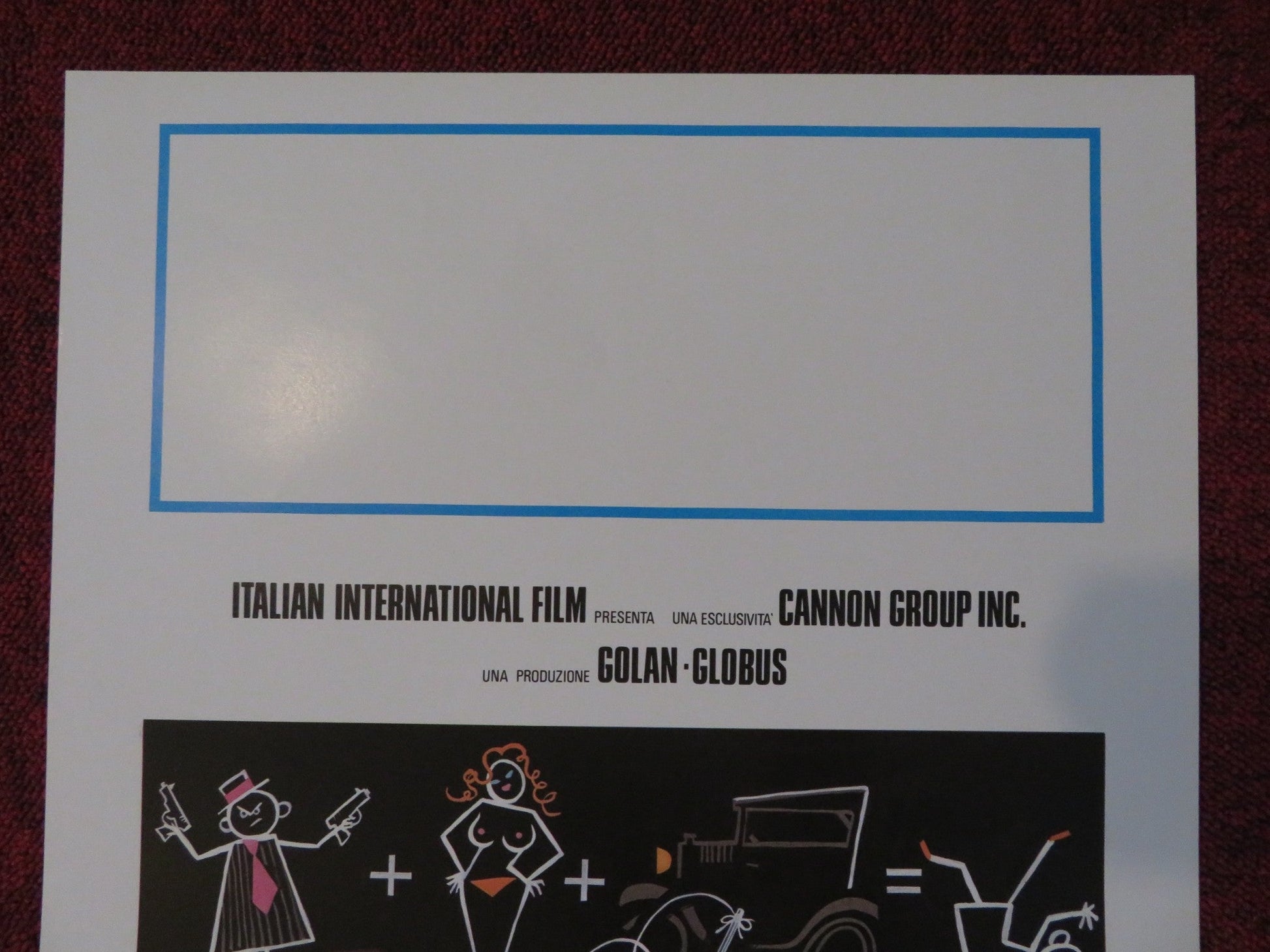 DETECTIVE SCHOOL DROPOUTS ITALIAN LOCANDINA POSTER DAVID LANDSBERG 1986 Rendezvous Cinema Movie posters