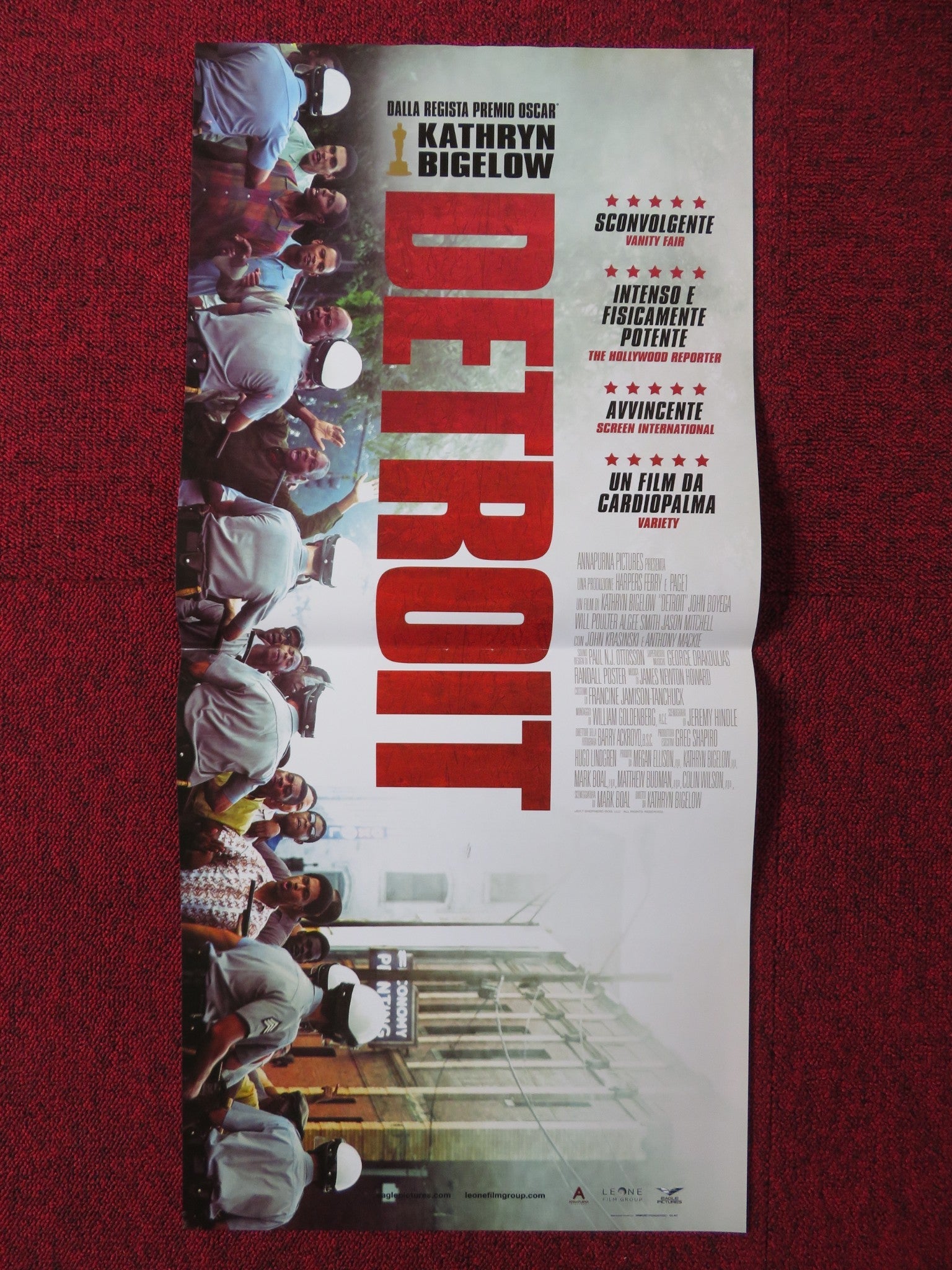 DETROIT ITALIAN LOCANDINA POSTER JOHN BOYEGA WILL POULTER 2017 Rendezvous Cinema Movie posters