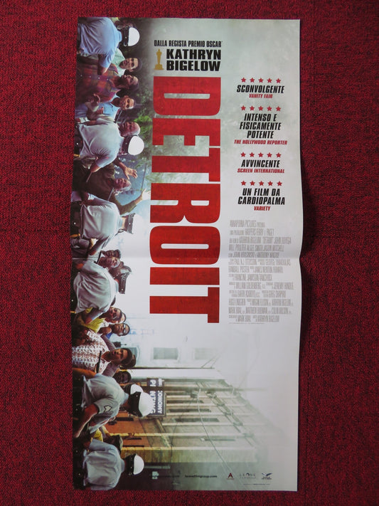 DETROIT ITALIAN LOCANDINA POSTER JOHN BOYEGA WILL POULTER 2017 Rendezvous Cinema Movie posters