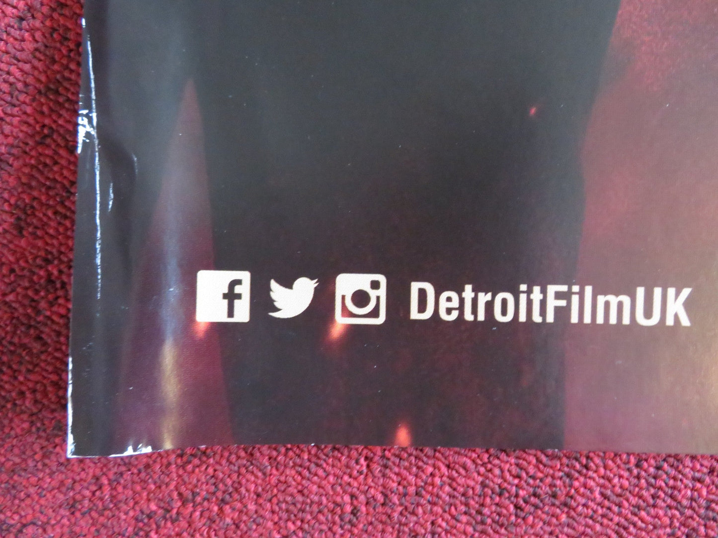 DETROIT UK QUAD (30"x 40") ROLLED POSTER JOHN BOYEGA WILL POULTER 2017 Rendezvous Cinema Movie posters