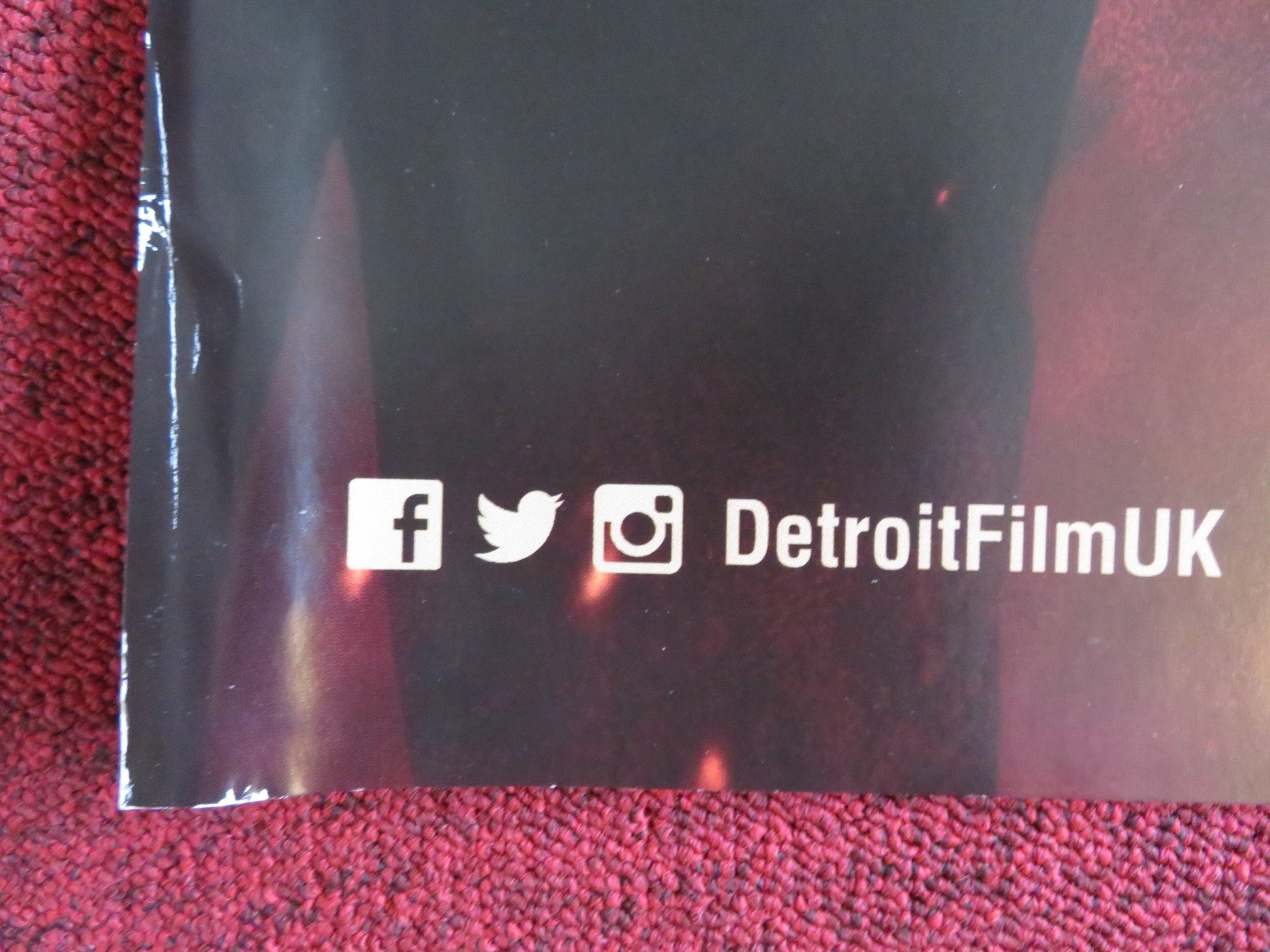DETROIT UK QUAD (30"x 40") ROLLED POSTER JOHN BOYEGA WILL POULTER 2017 Rendezvous Cinema Movie posters