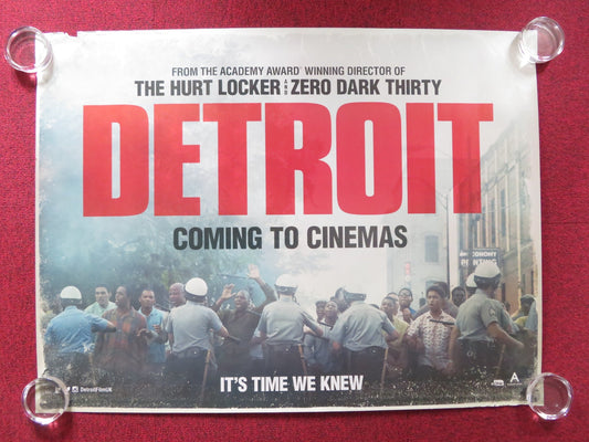 DETROIT UK QUAD ROLLED POSTER JOHN BOYEGA CHRIS CHALK 2017 Rendezvous Cinema Movie posters