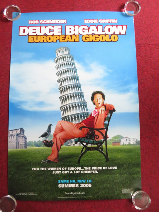 DEUCE BIGALOW: EUROPEAN GIGOLO - B US ONE SHEET ROLLED POSTER ROB SCHNEIDER 2005 Rendezvous Cinema Movie posters