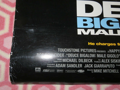 DEUCE BIGALOW MALE GIGOLO ONE SHEET ROLLED POSTER ROB SCHNEIDER 1999 Rendezvous Cinema Movie posters
