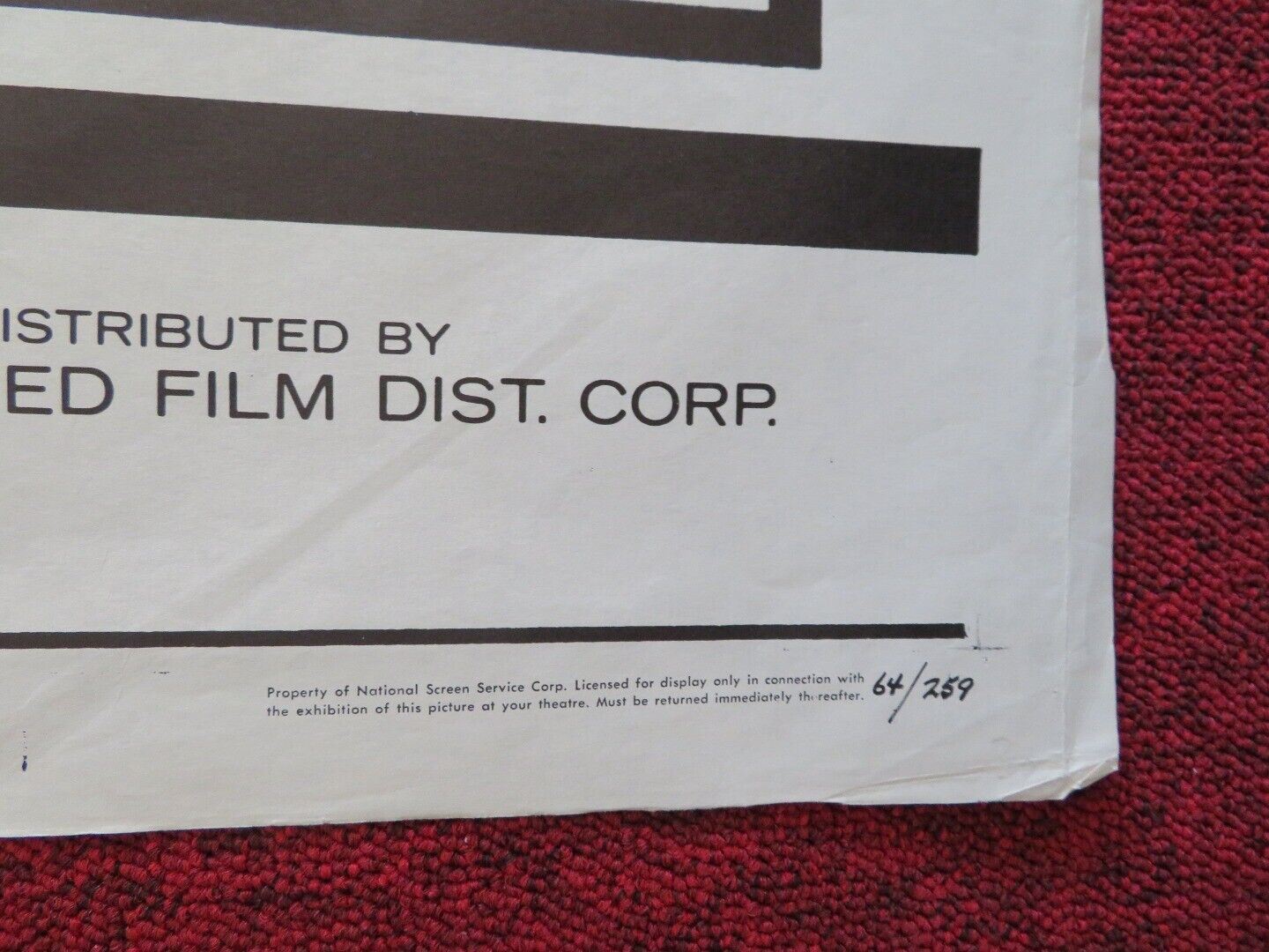 DEVIL DOLL FOLDED US ONE SHEET POSTER BRYANT HALIDAY WILLIAM SYLVESTER 1964 - Rendezvous Cinema