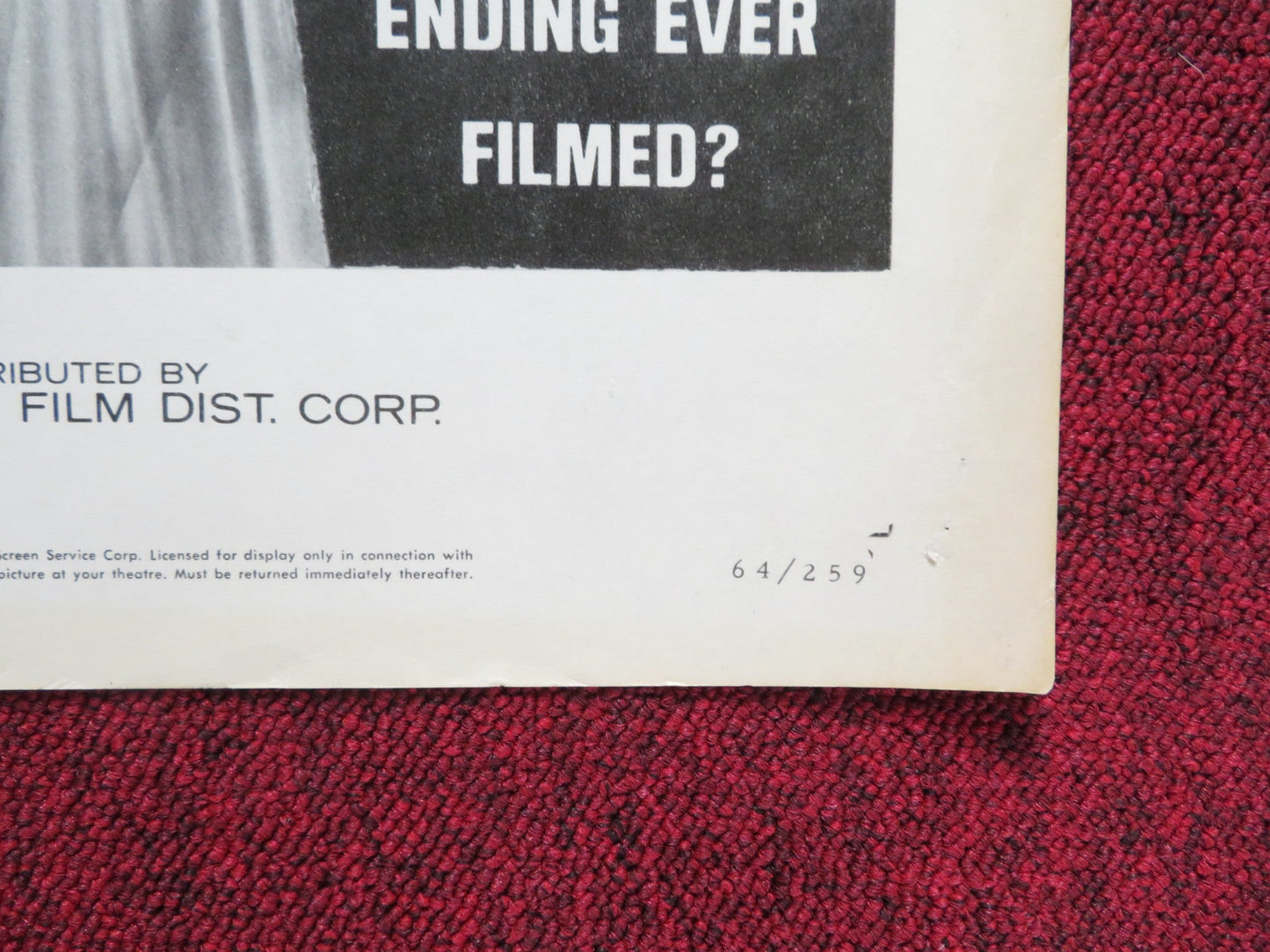 DEVIL DOLL US HALF SHEET (22"x 28") POSTER BRYANT HALIDAY WILLIAM SYLVESTER 1964 Rendezvous Cinema Movie posters