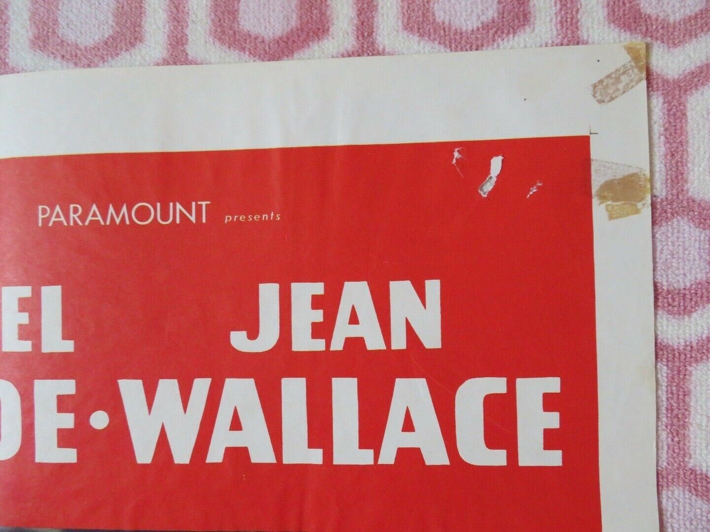 DEVIL HAIRPIN FOLDED US ONE SHEET POSTER CORNEL WILDE JEAN WALLACE 1957 Movie posters