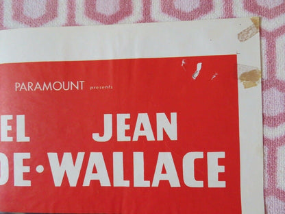 DEVIL HAIRPIN FOLDED US ONE SHEET POSTER CORNEL WILDE JEAN WALLACE 1957 Movie posters