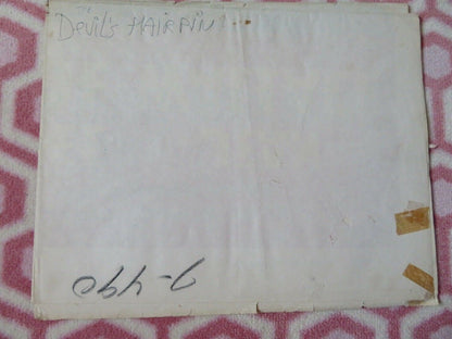 DEVIL HAIRPIN FOLDED US ONE SHEET POSTER CORNEL WILDE JEAN WALLACE 1957 Movie posters