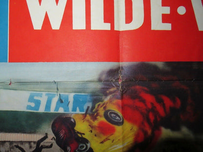 DEVIL HAIRPIN FOLDED US ONE SHEET POSTER CORNEL WILDE JEAN WALLACE 1957 Movie posters