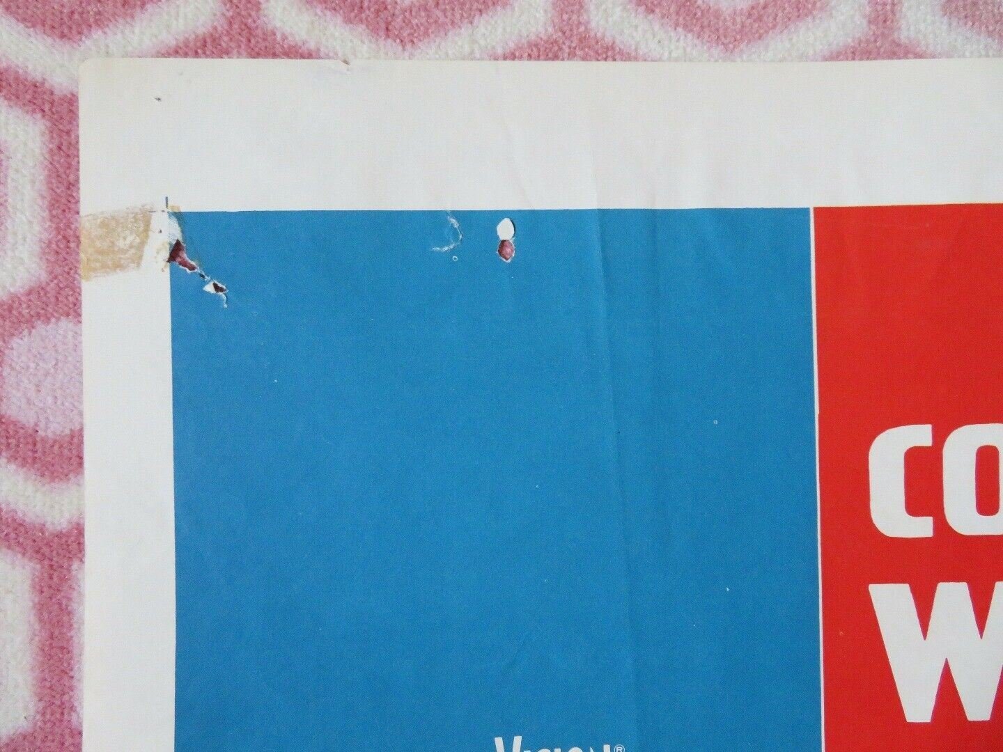 DEVIL HAIRPIN FOLDED US ONE SHEET POSTER CORNEL WILDE JEAN WALLACE 1957 Movie posters