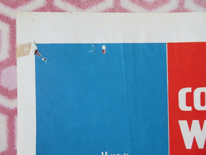 DEVIL HAIRPIN FOLDED US ONE SHEET POSTER CORNEL WILDE JEAN WALLACE 1957 Movie posters